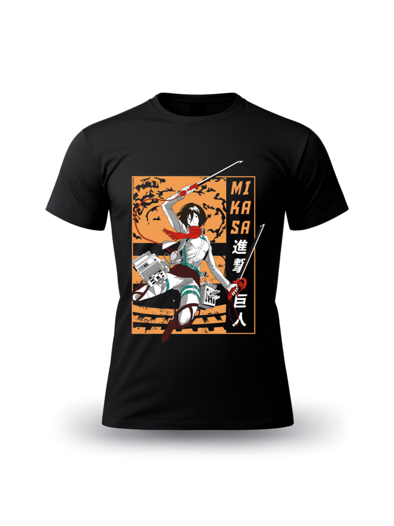 23. Mikasa Ackerman Attack on Titan Anime T-shirt