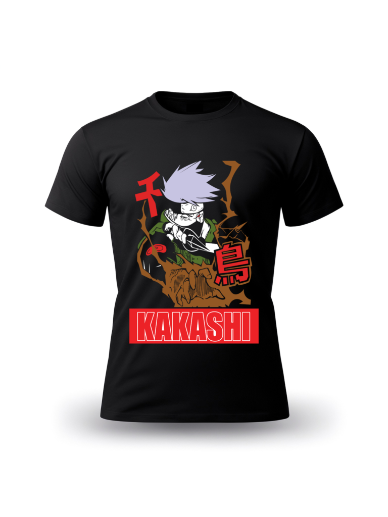 26. Kakashi Naruto Anime T-shirt