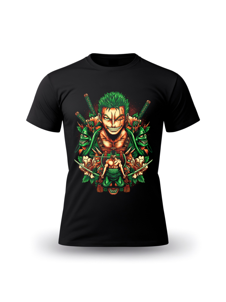 28. Roronoa Zoro-2 One piece Anime T-shirt